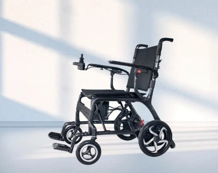 2024 Carbon Fibre Travel Folding Power Electric Ultra Lightweight Wheelchair for Sale