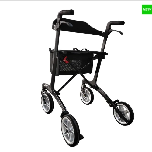 Manual Wheelchair Trolley walker Medical Care Adult Elderly Foldable walker With Seat-1