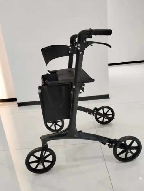 Walking Aid Carbon fiber walkers for seniors with seat foldable