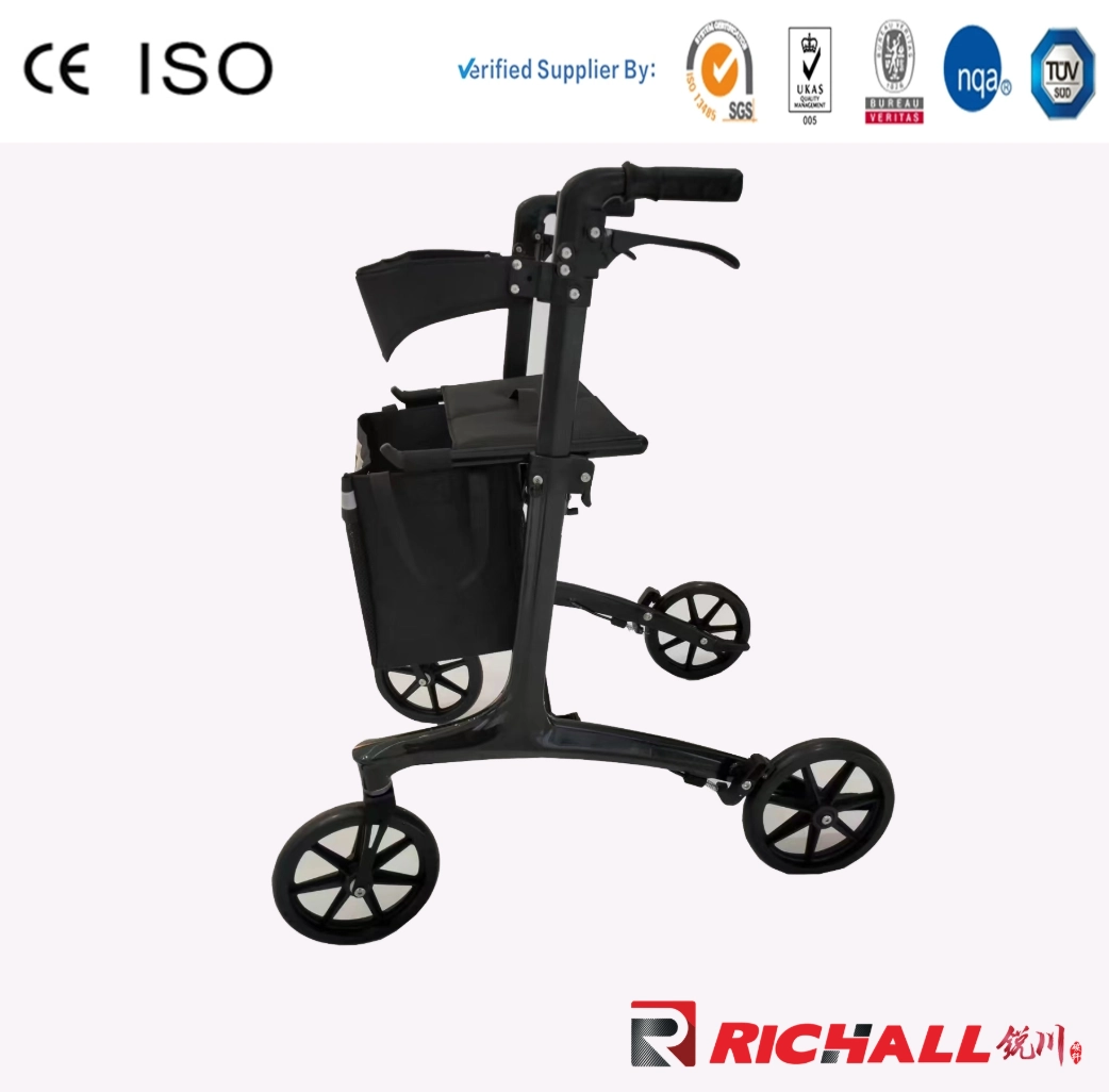 RC-1901 RICHALL Walking Aid Carbon fiber walkers for seniors with seat foldable-1