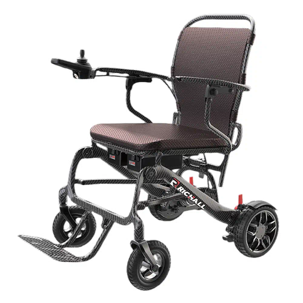 RC W3902 Full Carbon Fabric Rehabilitation Electric Wheelchair