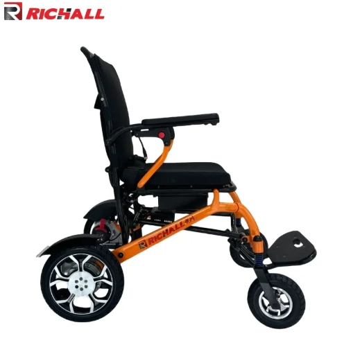 RC-- lightweight foldable electric wheelchair Aluminium Alloy Folding Electric Wheelchair for Disabled Electric Wheelchair4