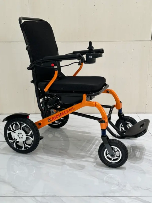 RC-- lightweight foldable electric wheelchair Aluminium Alloy Folding Electric Wheelchair for Disabled Electric Wheelchair4