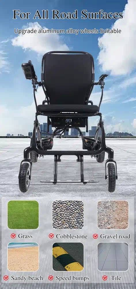 Wheelchairs For The Disabled Adjustable Hospital Lightweight For The Disabled Toilet Ultralight Patient Electronic Wheelchair W3902